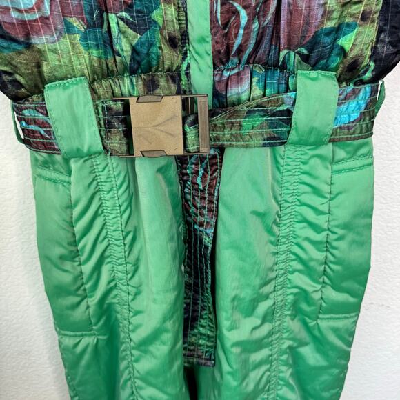 Vintage Skila Retro 80's Ski Suit Snowsuit One Piece Lion Motif Womens Size 6 - Picture 7 of 15